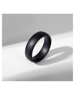 Кольцо керамика Линия цвет чёрный матовый 19 размер Nnb