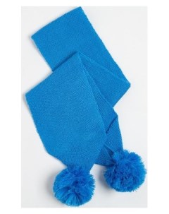 Шарф детский цвет голубой размер 110х14 Мегашапка