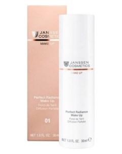 Тональный крем для всех типов кожи стойкий с Uv защитой Spf 15 Perfect Radiance Make Up для всех тип Janssen cosmetics