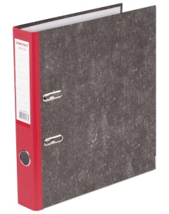 Папка регистратор фактура стандарт с мраморным покрытием 50 мм красный корешок 225587 Офисмаг