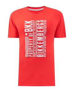 Яркая футболка из хлопка с принтом Property of BKK Bikkembergs