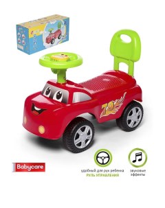 Каталка детская Babycare Dreamcar музыкальный руль New Красный Red Pilsan