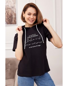 Жен футболка Трейси Черный р 52 Lika dress