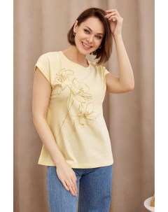 Жен футболка Таисия Желтый р 50 Lika dress