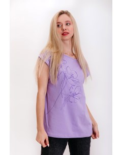 Жен футболка Таисия Фиолетовый р 56 Lika dress