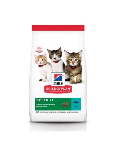 Корм сухой корм для котят для здорового роста и развития с тунцом 1 5 кг Hill's science plan