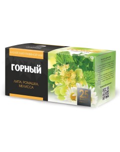 Травяной чай Горный 25 фильтр пакетов х 1 2 г Травяные чаи Алтэя