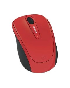 Мышь беспроводная Mobile Mouse 3500 красный чёрный Microsoft