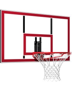Баскетбольный щит с кольцом Combo 44 polycarbonate Spalding