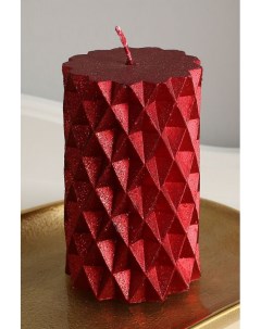 Декоративная свеча Lux Glitter Red 10 см Andrea fontebasso