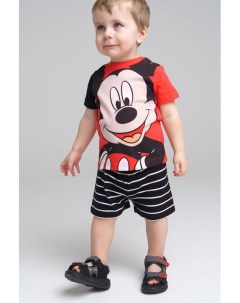 Комплект из футболки и шорт с принтом Mickey Mouse Playtoday