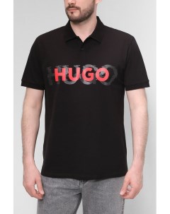 Поло с логотипом бренда Regular fit Hugo
