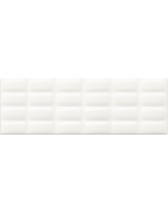 Настенная плитка White Magic Pillow Str 25х75 Meissen