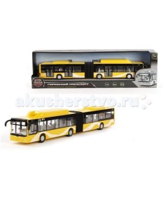 Металлическая модель Городской транспорт Автобус MAN желтый 1 43 Пламенный мотор