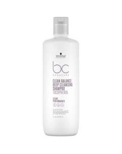 Bonacure Clean Balance Шампунь для глубокого очищения 1000 мл Schwarzkopf professional