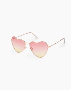 Розовые очки сердечки для девочки Gloria jeans