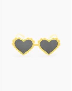 Желтые очки в форме сердец для девочки Gloria jeans