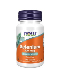 Селениум 100 мкг 100 таблеток Витамины и минералы Now foods