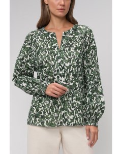 Хлопковая блуза с растительным принтом Marc o'polo