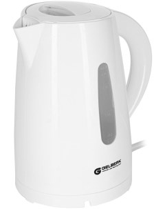 Чайник электрический GL 460 белый 1 7л пластик Gelberk