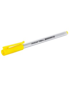 Ручка шариковая масляная Triball желтая трехгранная узел 1 мм линия письма 0 5 мм 1003 12 Pensan