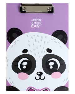 Планшет с зажимом А5 2 0 мм ламинированный картон 100 Cute Panda Devente