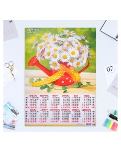 Календарь товой А2 Цветы 2023 5 Лис