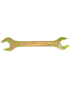 Ключ рожковый 14 х 15 мм желтый цинк Сибртех