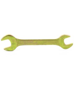 Ключ рожковый 24 х 27 мм желтый цинк Сибртех