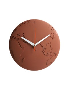 Часы настенные World Wide Waste коричневый Qualy