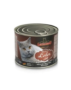 Quality Selection влажный корм для кошек фарш из печени в консервах 200 г Leonardo