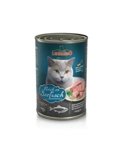 Quality Selection влажный корм для кошек фарш из морской рыбы в консервах 400 г Leonardo