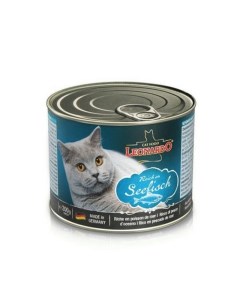 Quality Selection влажный корм для кошек фарш из морской рыбы в консервах 200 г Leonardo
