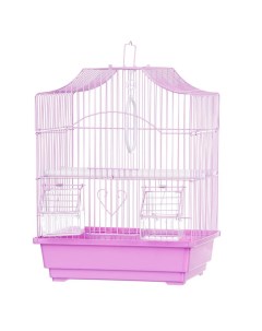 Клетка для мелких птиц 30x23x39 фиолетовая Petmax