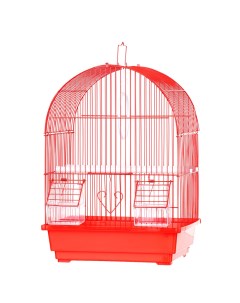 Клетка для мелких птиц 30x23x41 5 см красная Petmax