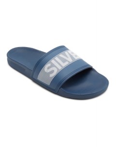 Сланцы Rivi Wordmark Slide Blue White Blue Quiksilver