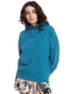 Оверсайз Худи Из Органического Хлопка Womens Moroccan Blue Quiksilver