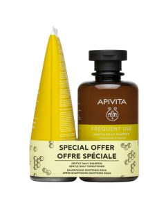 Набор для волос Ежедневный уход шампунь кондиционер Hair Apivita