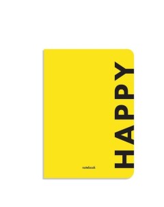 Блокнот Happy желтый Orner