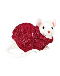 Фигурка декоративная Крыса в красном свитере Arts