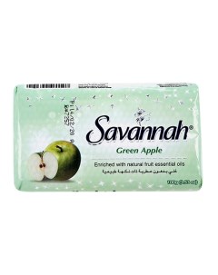 Мыло твердое Зеленое яблоко 100 г Savannah