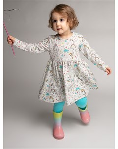 Платье трикотажное с принтом Playtoday baby