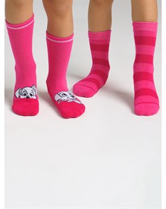 Носки с махровой стопой для девочки 2 пары в комплекте Playtoday kids