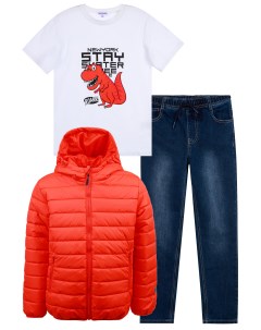 Комплект из 3х вещей для мальчика ветровка джинсы футболка Playtoday tween