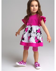 Комплект с принтом Disney платье леггинсы Playtoday newborn-baby