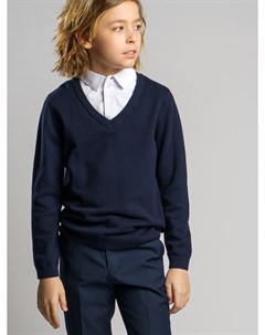 Джемпер с рубашкой обманкой для мальчика School by playtoday