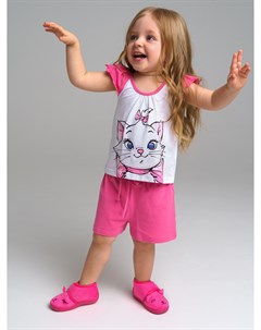 Комплект для девочки футболка шорты с принтом Disney Playtoday newborn-baby