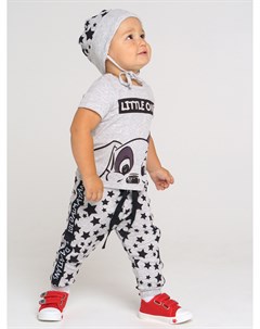 Комплект для мальчика футболка брюки шапочка Playtoday newborn-baby