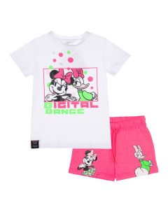 Комплект для девочки с принтом Disney футболка шорты Playtoday kids