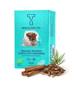 Чай органический травяной Ройбуш Шоколад с Корицей 17 пакетиков Wital